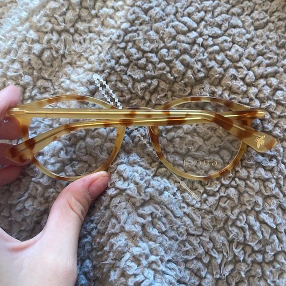 GUCCI EYEGLASSES FRAMES GG0121O 004 49-21-145 HAVANA MADE IN ITALY - Picture 5 of 7